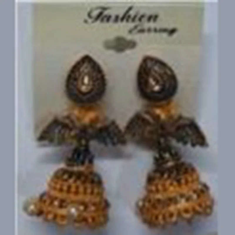 gemstone drop earrings for women-Infinity Jewels Jhumki Earrings