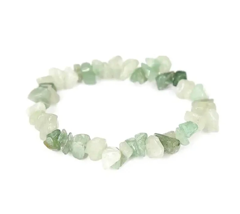 glamorous bangles for women-Green Aventurine Crystal Bracelet